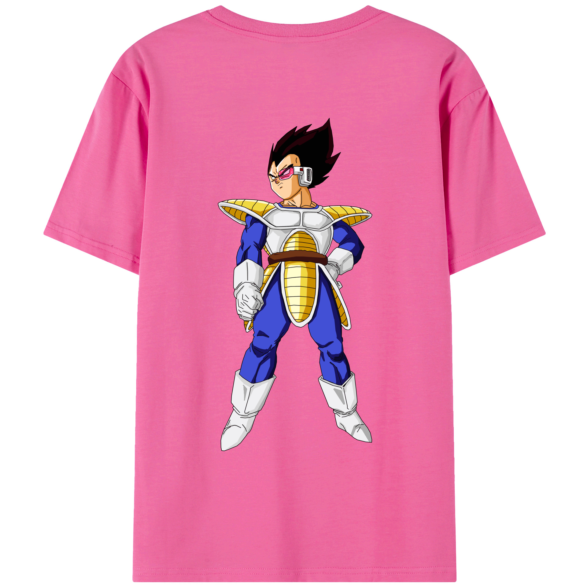 （画像用） ドラゴンボール ベジータ四世（Bejīta Yonsei）DRAGON BALL Vegeta IV レディース半袖Tシャツ(バックプリント)
